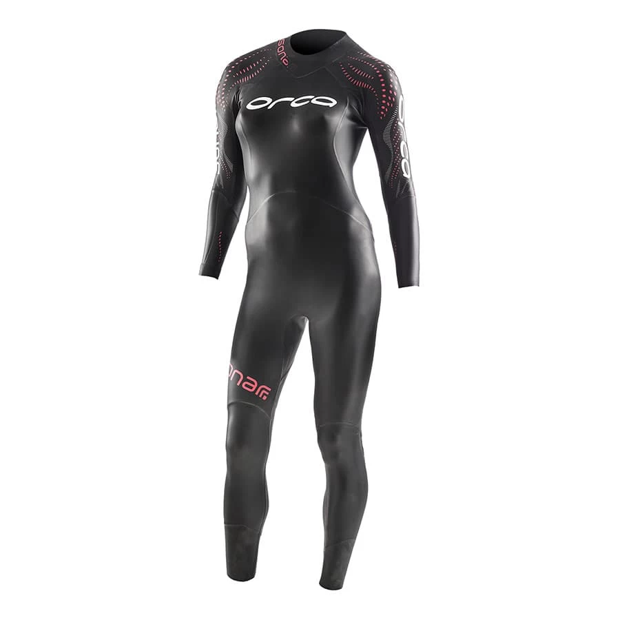 Orca Sonar Damen Neoprenanzug Langarm Schwarz/rot 3 Orca Sonar Damen Neoprenanzug Langarm Schwarz/rot