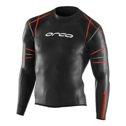 Orca RS1 Openwater Neoprenshirt Langarm Schwarz/orange
