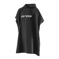 Poncho Orca Towel Schwarz
