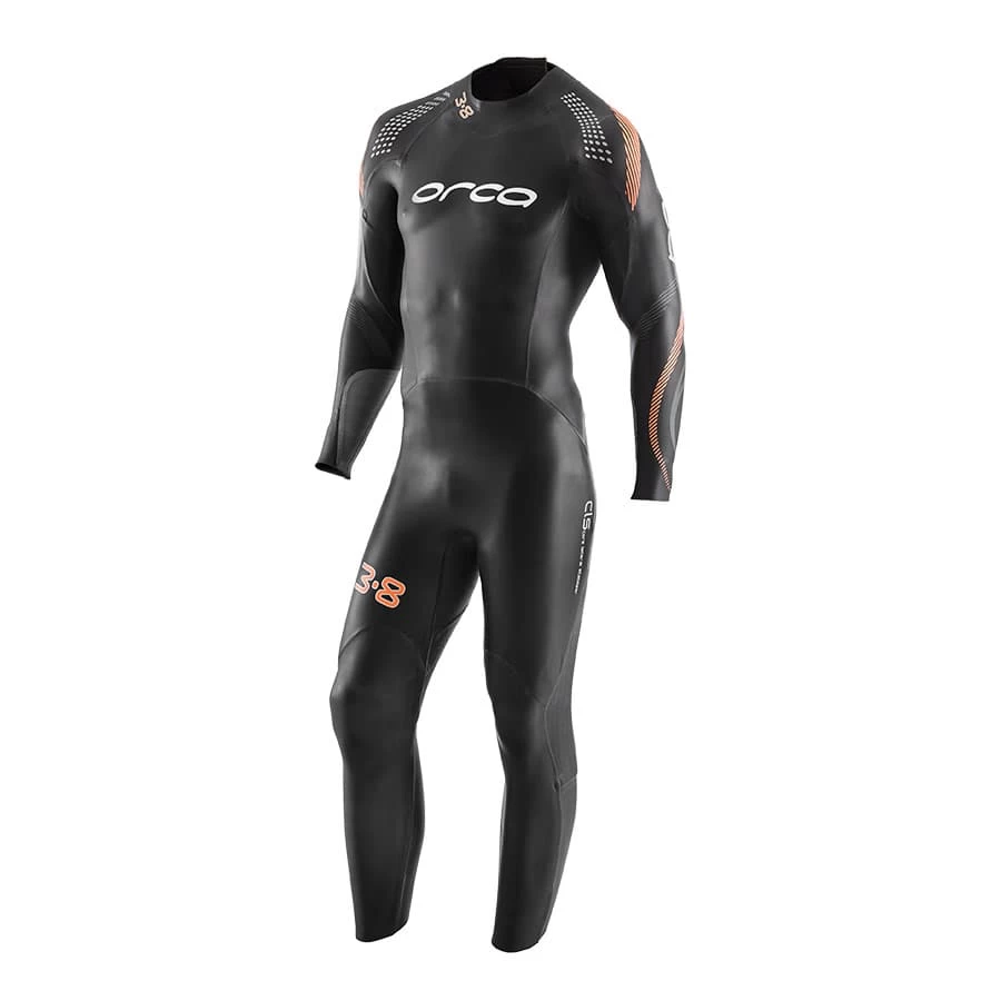 Neoprenanzug Orca Enduro 3.8 Langarm Schwarz/orange 3 Neoprenanzug Orca Enduro 3.8 Langarm Schwarz/orange
