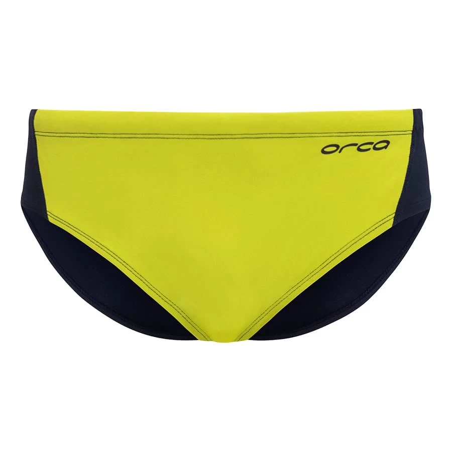 Orca RS1 Brief Badehose Gelb/marineblau 3 Orca RS1 Brief Badehose Gelb/marineblau