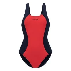 Orca RS1 One Piece Damen Badeanzug Rot/schwarz