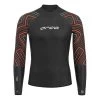 Orca Zeal Top Open Water Langarm-Neoprenshirt Schwarz/orange/grau -ORCA Verkaufsgeschäft oc nn220401 c 001