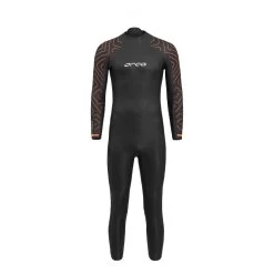 Orca Vitalis TRN Open Water Langarm-Neoprenanzug Schwarz/orange