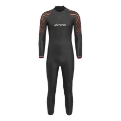 Orca Vitalis Thermal Open Water Langarm-Neoprenanzug Schwarz/orange