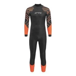Orca Zeal Hi-Vis Open Water Langarm-Neoprenanzug Schwarz/orange