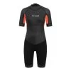 Orca Vitalis Shorty Open Water Damen Kurzarm-Neoprenanzug Schwarz/dunkelgrau/orange -ORCA Verkaufsgeschäft oc nn6y4601 c 001