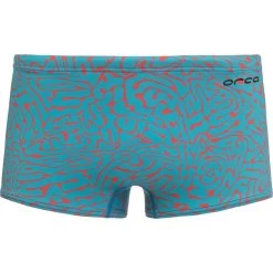 Orca Core Square Leg Badehose - Red Diploria MS18
