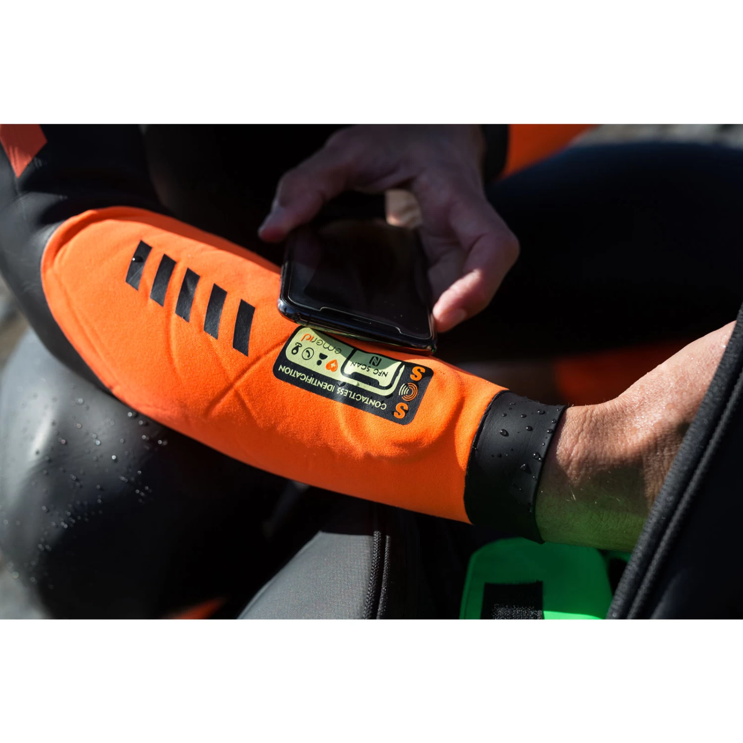 Orca Open Water SW Herren Neoprenanzug - Schwarz/orange 13 Orca Open Water SW Herren Neoprenanzug - Schwarz/orange – Bild 11