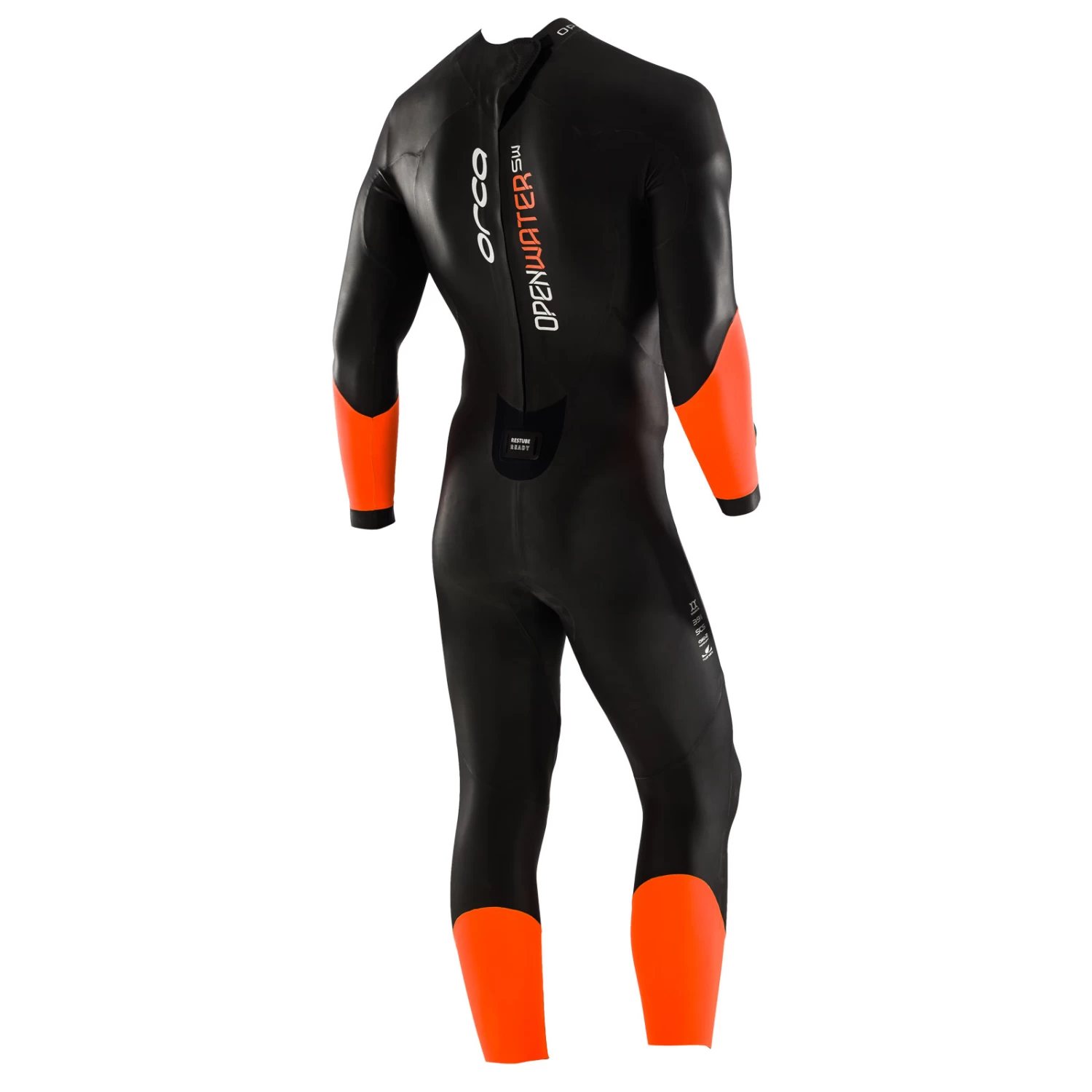 Orca Open Water SW Herren Neoprenanzug - Schwarz/orange 4 Orca Open Water SW Herren Neoprenanzug - Schwarz/orange – Bild 2