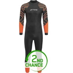 Orca Openwater Zeal Hi Vis Neoprenanzug - Schwarz NN2Z - B-Ware